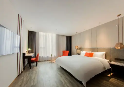 Business Double Bed Room (Mobile Screen Casting + Minibar)