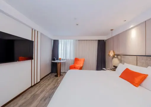 Business Double Bed Room (Mobile Screen Casting + Minibar)