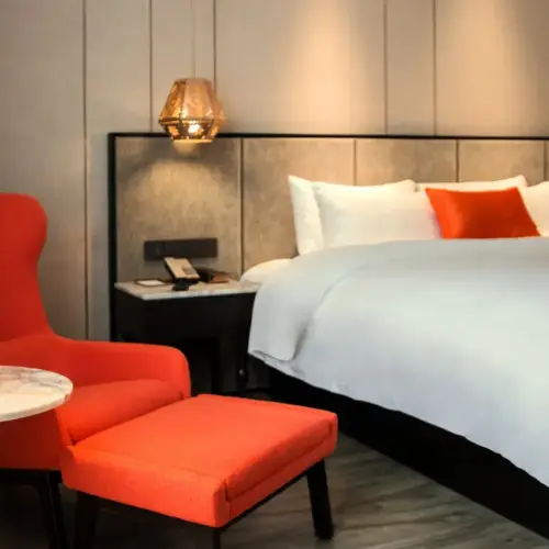 Business Double Bed Room (Mobile Screen Casting + Minibar)