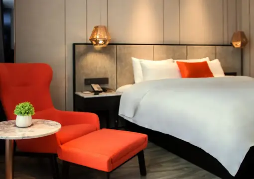 Business Double Bed Room (Mobile Screen Casting + Minibar)