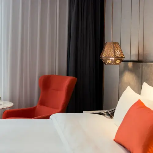 Business Double Bed Room (Mobile Screen Casting + Minibar)