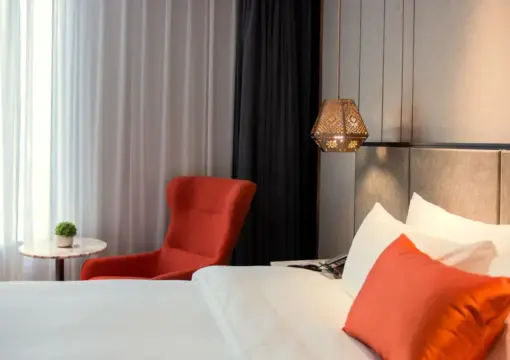 Business Double Bed Room (Mobile Screen Casting + Minibar)