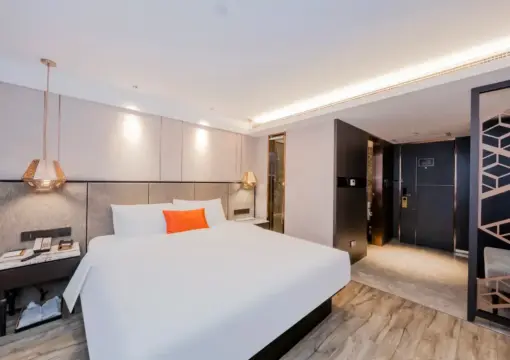 Business Double Bed Room (Mobile Screen Casting + Minibar)