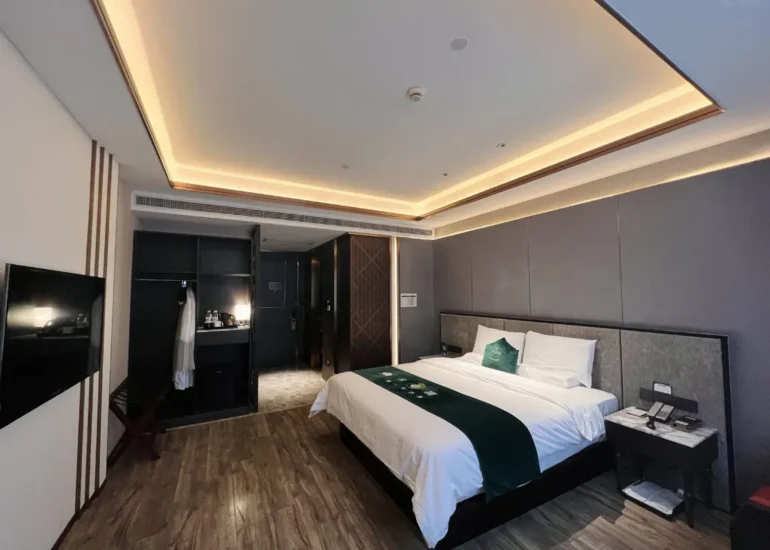 Habitación Queen con colchón de espuma viscoelástica